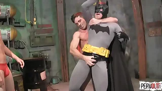 Batman vs Get under one's GoGo Boys SUPERHERO DOMINATION